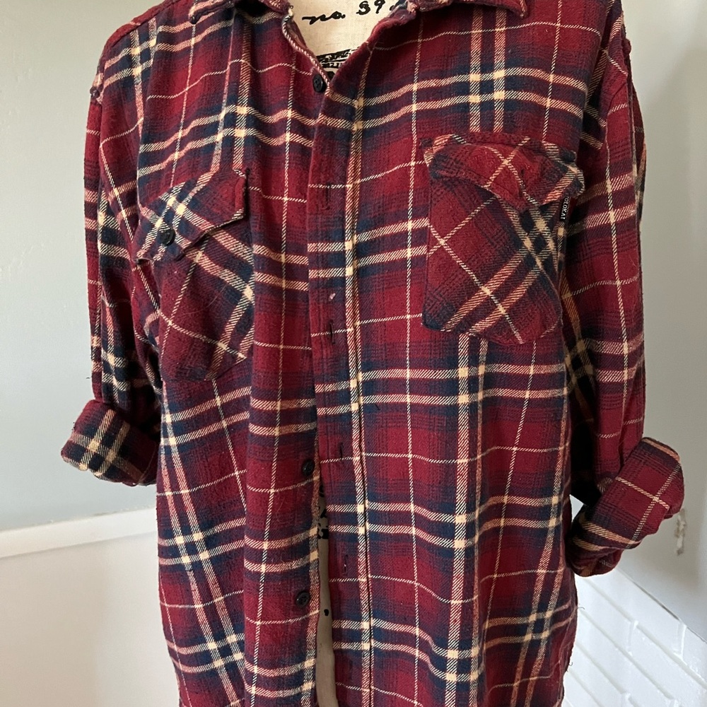 Molokai long sleeve flannel top